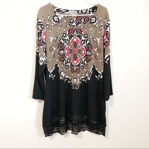 JM Collection | Rhinestoned Top